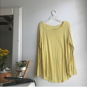 America eagle soft ad sexy yellow shirt